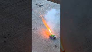 MINI TANK FIREWORK THAT ACTUALLY MOVES Shorts Fireworks [upl. by Aeel93]