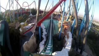 Shambhala OnRide amp OffRide POV PortAventura World 60FPS [upl. by Anilave]