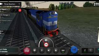 WDM 3D Utkrisht Express New Delhi To Ratlam Junction in Indian Railway  New Delhi to Ratlam Train [upl. by Nemlaz294]