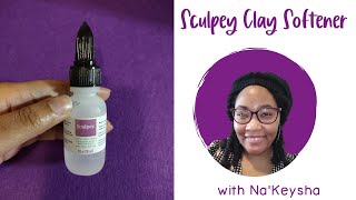 How to Use Sculpey Liquid Clay Softener I How to condition or revive polymer clay [upl. by Nyrok]