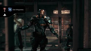 BATMAN ARKHAM KNIGHT  Dark Allegiances BRONZE Trophy🏆 [upl. by Cissiee]