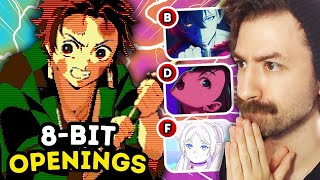 Kann ich 100 ANIME OPENINGS in 8 BIT VERSIONEN ERRATEN [upl. by Betz806]