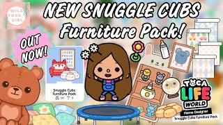 NEW HOME FURNITURE PACK OUT NOW 🧸 SNUGGLE CUBS IS OUT 👶🏼🍼🧸 TOCA LIFE WORLD 🌎 [upl. by Wakefield]