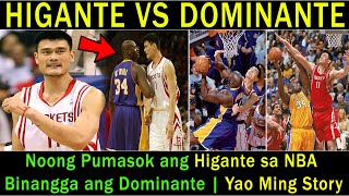 ANG PAGPASOK NG HIGANTE SA NBA  HIGANTE VS DOMINANTENG SHAQ  YAO MING STORY SHAQ VS YAO MING [upl. by Cathy]