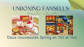 UNBOXING fansells crossstitch pointdecroix [upl. by Adnamaa]