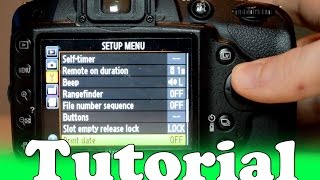 How to Set up Nikon D3200 DSLR [upl. by Dud899]