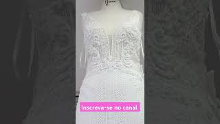 weddingdress bordas dress bordado bridal modasnoivas [upl. by Marja]