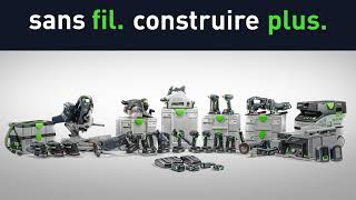 18V Festool Sans fil Construire plus 30 [upl. by Suivatal]