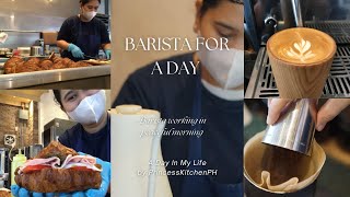 📍Barista for a day  A DAY IN MY LIFE [upl. by Trev]