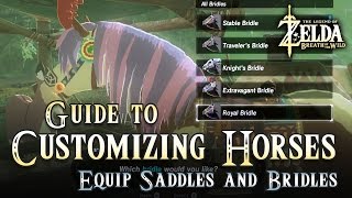 Guide Equip Saddles and Bridles on Horses The Legend of Zelda Breath of the Wild [upl. by Cavanagh]