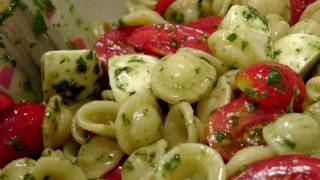 Caprese Pasta Salad  Recipe by Laura Vitale  Laura in the Kitchen Episode 160 [upl. by Ehtyaf230]