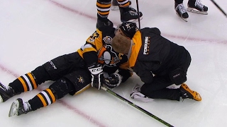 Niskanen tossed after Crosby takes cross check to face [upl. by Attenhoj680]