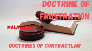 Doctrine of Frustration Doctrines of Contract Law Law for beginners Dr KK Sunitha [upl. by Magdaia]