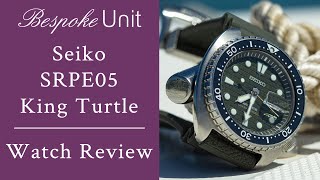 Seiko King Turtle SRPE05 Review quotGrenadequot Dial Ceramic Bezel amp Sapphire Crystal On Silicone Strap [upl. by Massarelli]