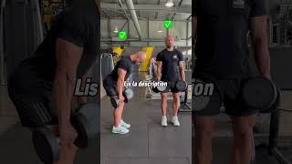 Gauche trapèzes moyen et sup et droite trapèzes sup fitness musclegain gymtips [upl. by Bronder]