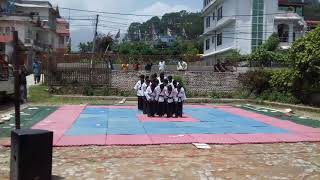 Sharada Academy Students Perform Martial Arts Taekwondo Skill [upl. by Ludovico]