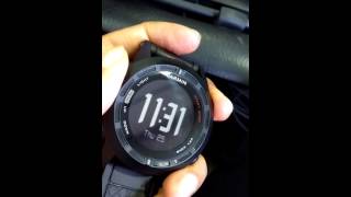 Garmin Fenix 2  freeze  hang software version 380 [upl. by Aikrahs]