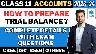 Complete Concept amp Questions  Trial balance  Class 11  Accounts  CA Parag Gupta [upl. by Solegna181]