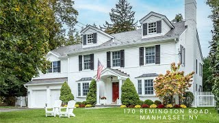 SOLD Beautiful Home In Munsey Park 170 Remington Road Manhasset NY [upl. by Balas113]