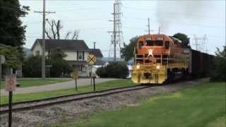 OHCR coal train pulling into Conesville [upl. by Tongue]