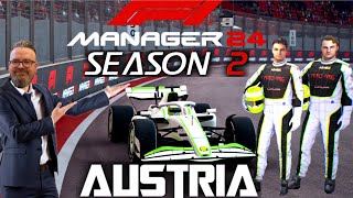 F1 Manager 24 Austria Season 2 Real Time Strategy amp Racing Action  R35 [upl. by Nicolea]