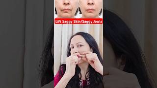 Face Massage to Lift Saggy Jowls Saggy Cheeks Saggy Skin shorts ytshorts trending viralvideo [upl. by Berky854]