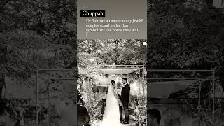 The Beautiful Symbolism Behind the Chuppah Canopy Wedding Tradition jewishwedding [upl. by Pournaras688]