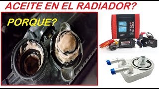 Porque Aparece ACEITE DE MOTOR en el RADIADOR Causas y TIPS [upl. by Gnirol]