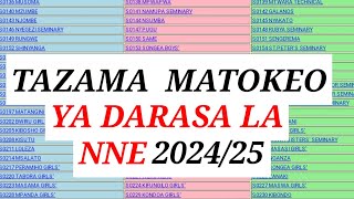 TAZAMA HAPA MATOKEO YA DARASA LA NNE NECTA 202425 JINSI YA KUTAZAMA MATOKEO SFNA [upl. by Janicki]