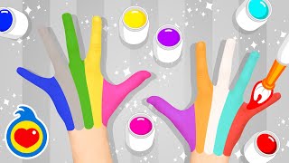 🙌 Lets Paint Our Hands In Bright Colors ♫ Playful Learning ♫ Plim Plim  The Kindness Hero [upl. by Odradlig]