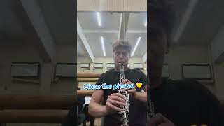 POV Clarinetist in Orchestra Rehearsal clarinet [upl. by Orelie80]