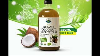 English Video Organic Coconut Cider Vineger [upl. by Aramo904]