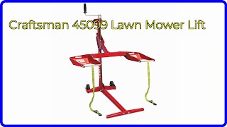 REVIEW 2024 Craftsman 45099 Lawn Mower Lift ESSENTIAL details [upl. by Atika264]