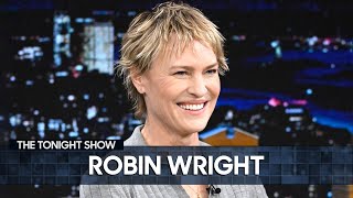 Robin Wright Shares André the Giant Story and Talks Working with Millie Bobby Brown  Tonight Show [upl. by Ekyt965]