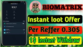 Biomatrix Instant kup Per Reffar 03 আনলিমিটেড টেলিগ্রাম থাকলে কুপ দেন [upl. by Bordie]