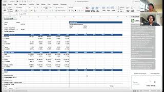 CTRL Sheet fills out a DCF model in Excel [upl. by Omocaig648]