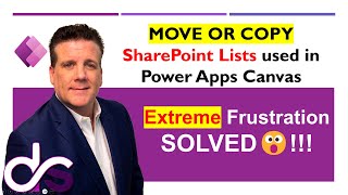 Move or Copy SharePoint Lists connected to Power Apps Canvas apps [upl. by Onilatac]
