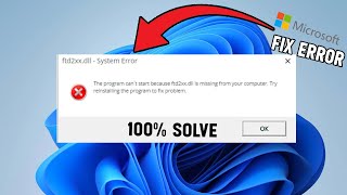 Fix Ftd2xxdll Not Found or Missing Errors [upl. by Hardunn]