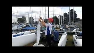 Nacra Jib Rigging [upl. by Yawnoc]