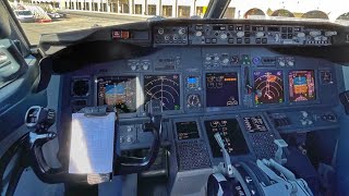 Boeing 737800 TCAS amp Weather Radar Test  REAL COCKPIT  Boeing 737 Cockpit View 4K [upl. by Hertberg]