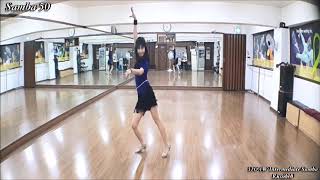 Samba 50 Advanced Beginner Line danceDespacito Demo amp Teach [upl. by Atul347]