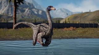 Ornithomimus JWA Port  Jurassic World Evolution 2 Modding [upl. by Amyaj]