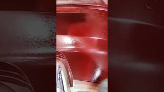 Spray paint red colour automobile trending subscribe to channel [upl. by Yniar]