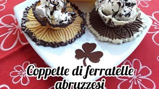 Coppette di ferratelle abruzzesi neole pizzelle [upl. by Fiorenze]