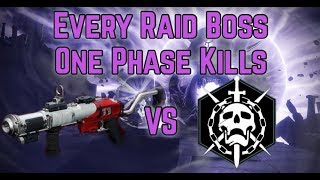 Destiny 2  The Mountaintop killing EVERY Raid Final Boss in ONE PHASE [upl. by Mariandi]