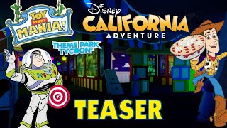 Toy Story Midway Mania  DCA Version Recreation  Official Announcement amp Teaser [upl. by Atteuqahc318]