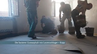 Die Siedlung Ostheim – die Sanierer – Gussasphalt [upl. by Felicie]