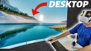 Stream your desktop in VR 3 Virtual Monitors [upl. by Zebulon]