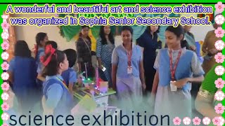 A wonderful and beautiful art and science exhibition was organized in Sophia Senior Secondary School [upl. by Yeknarf776]