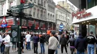 Deutschland Hooligans in Brüssel 3  Deutschland gegen Belgien 2010 [upl. by Eidassac919]